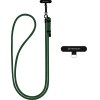 Techsuit - Rope Crossbody Strap - for Phones, Carabiner, Nylon Braided, Durable, Adjustable - Forest Green - (RCS1-04)
