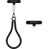 Techsuit - Rope Wrist Strap (RWS2-03) - for Phones, with Keychain Cord, Nylon Braided, Durable, Universal - Deep Void