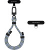 Techsuit - Rope Wrist Strap - for Phones, Carabiner, Nylon Braided, Durable, Adjustable, Universal - Frosted Web - (RWS1-12)