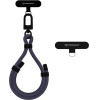 Techsuit - Rope Wrist Strap - for Phones, Carabiner, Nylon Braided, Durable, Adjustable, Universal - Gunmetal Grey - (RWS1-01)
