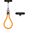 Techsuit - Rope Wrist Strap - for Phones, with Keychain Cord, Nylon Braided, Durable, Universal - Blazing Flame - (RWS2-01)