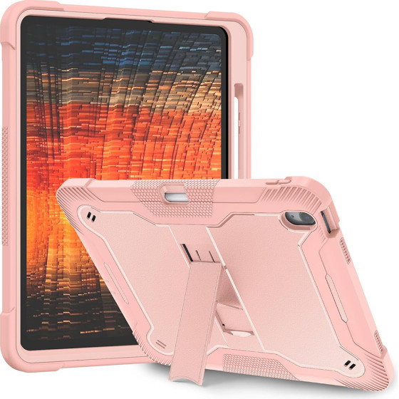 Techsuit - Rugged TabShell + Screen Protector - iPad Air 13 (2024) / Air 13 (2025) - Rose Gold