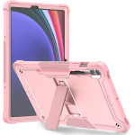 Techsuit - Rugged TabShell + Screen Protector - Samsung Galaxy Tab S9 Plus / S10 Plus / S9 FE Plus - Rose Gold