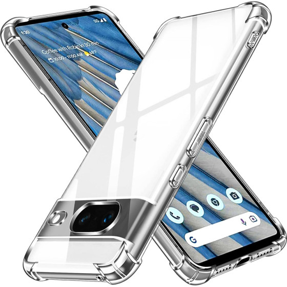 Techsuit - Shockproof Clear Silicone - Google Pixel 7 - Clear