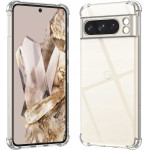 Techsuit - Shockproof Clear Silicone - Google Pixel 8 Pro - Clear