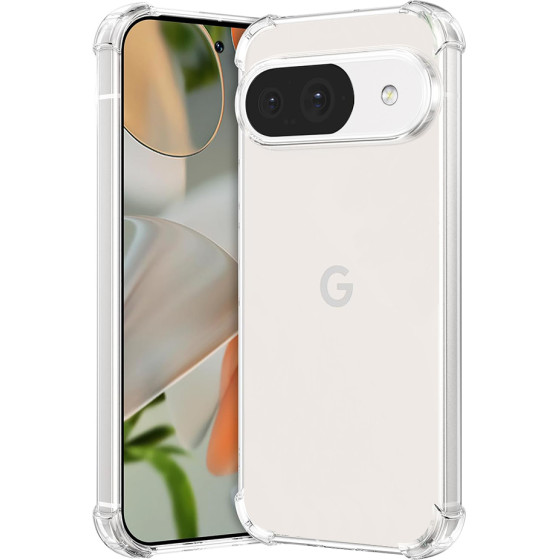 Techsuit - Shockproof Clear Silicone - Google Pixel 9 - Clear
