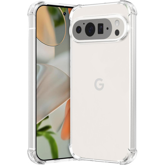 Techsuit - Shockproof Clear Silicone - Google Pixel 9 Pro XL - Clear