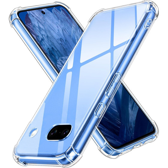 Techsuit - Shockproof Clear Silicone - Google Pixel 9a - Clear
