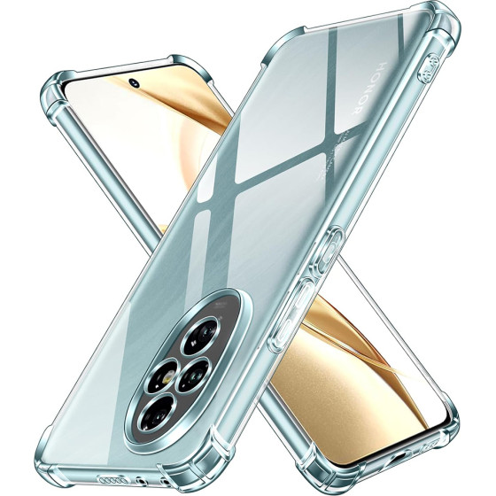 Techsuit - Shockproof Clear Silicone - Honor 200 - Clear