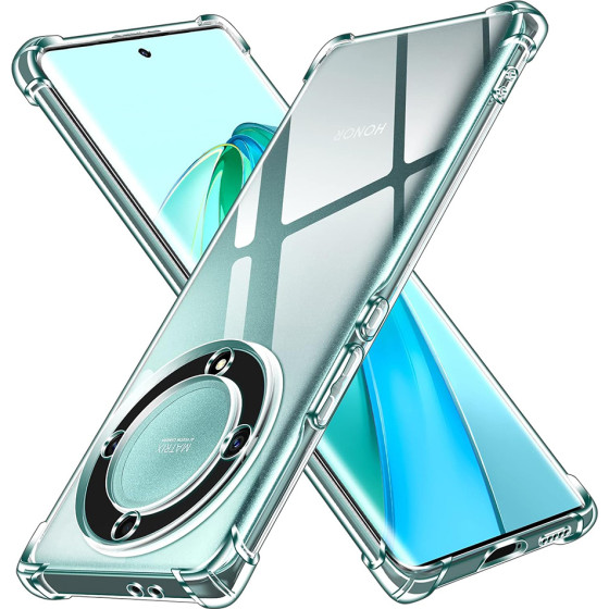 Techsuit - Shockproof Clear Silicone - Honor Magic5 Lite - Clear