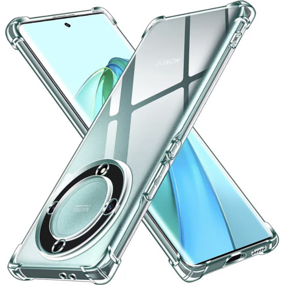 Techsuit - Shockproof Clear Silicone - Honor Magic6 Lite - Clear