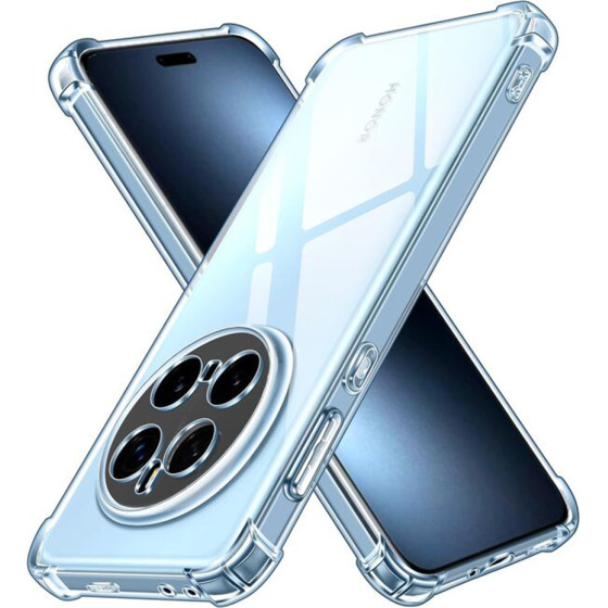 Techsuit - Shockproof Clear Silicone - Honor Magic7 Pro - Clear