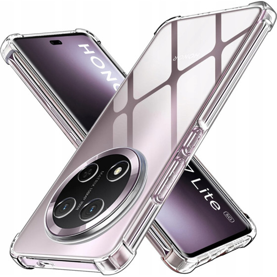 Techsuit - Shockproof Clear Silicone - Honor Magic7 Lite / X9c - Clear
