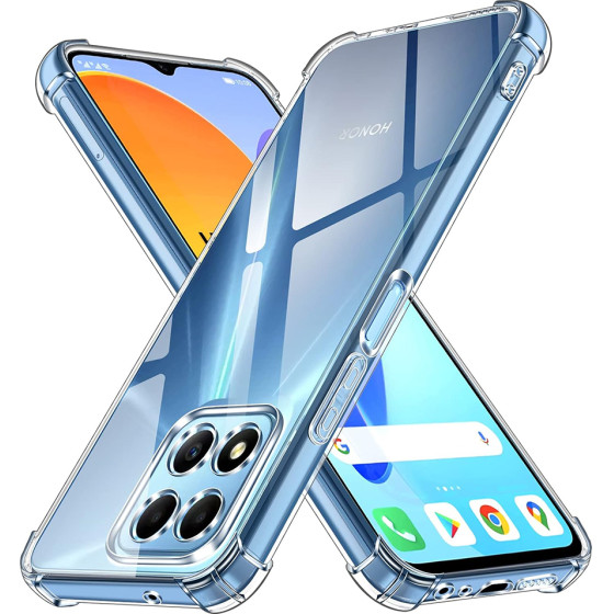 Techsuit - Shockproof Clear Silicone - Honor X6 / X8 5G / 70 Lite - Clear