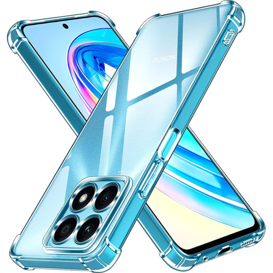 Techsuit - Shockproof Clear Silicone - Honor X8a - Clear