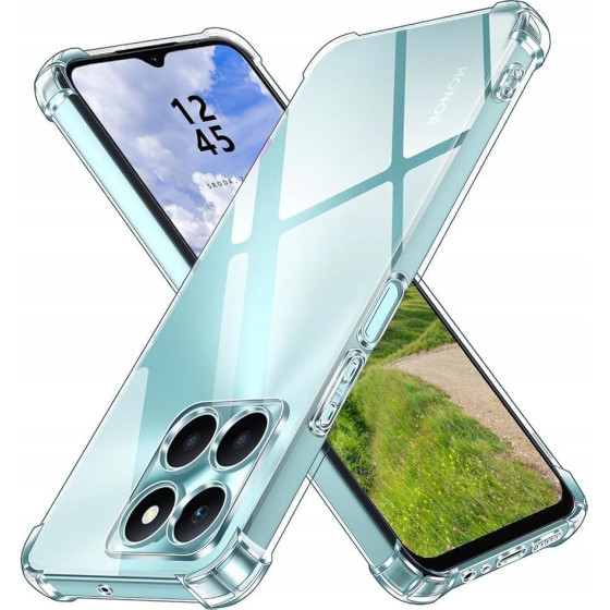 Techsuit - Shockproof Clear Silicone - Honor X8b - Clear