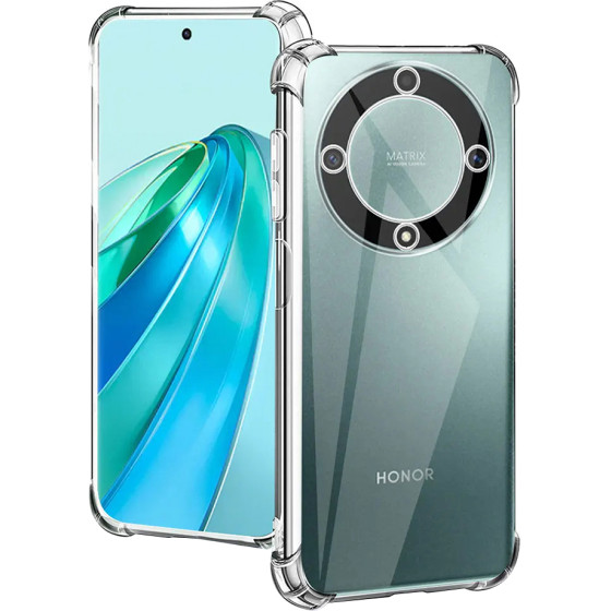 Techsuit - Shockproof Clear Silicone - Honor X9a - Clear