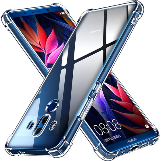 Techsuit - Shockproof Clear Silicone - Huawei Mate 10 Pro - Clear