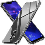 Techsuit - Shockproof Clear Silicone - Huawei Mate 20 Lite - Clear