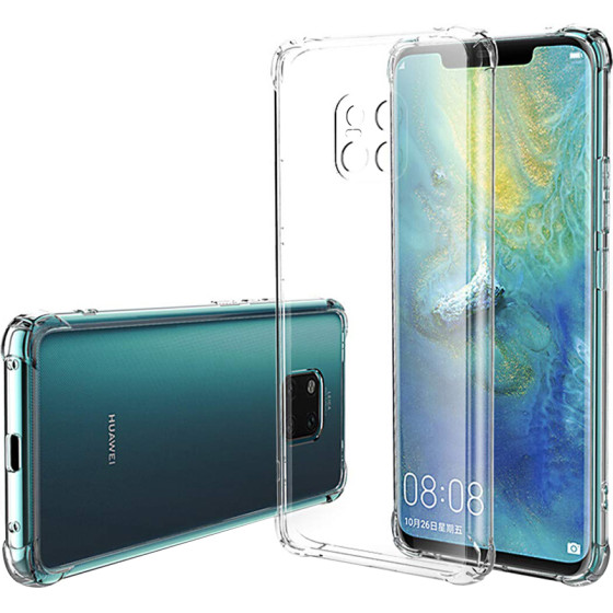 Techsuit - Shockproof Clear Silicone - Huawei Mate 20 Pro - Clear