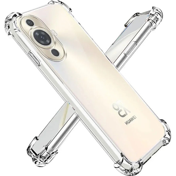 Techsuit - Shockproof Clear Silicone - Huawei nova 11 / nova 12s - Clear