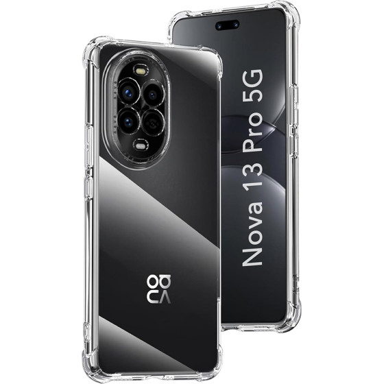 Techsuit - Shockproof Clear Silicone - Huawei nova 13 Pro - Clear