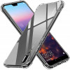 Techsuit - Shockproof Clear Silicone - Huawei P20 - Clear