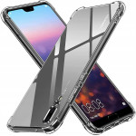 Techsuit - Shockproof Clear Silicone - Huawei P20 - Clear