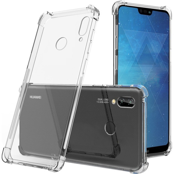 Techsuit - Shockproof Clear Silicone - Huawei P20 Lite - Clear