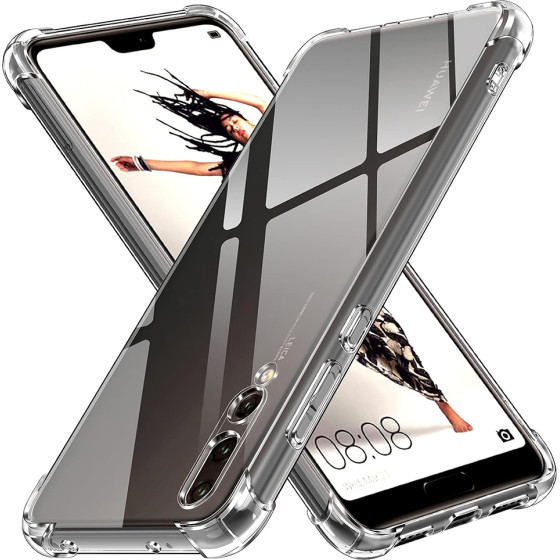 Techsuit - Shockproof Clear Silicone - Huawei P20 Pro - Clear