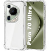 Techsuit - Shockproof Clear Silicone - Huawei Pura 70 Ultra - Clear