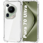 Techsuit - Shockproof Clear Silicone - Huawei Pura 70 Ultra - Clear