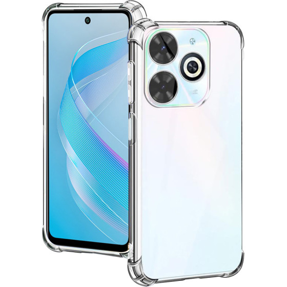 Techsuit - Shockproof Clear Silicone - Infinix Smart 8 - Clear