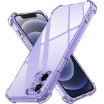 Techsuit - Shockproof Clear Silicone - iPhone 12 - Clear