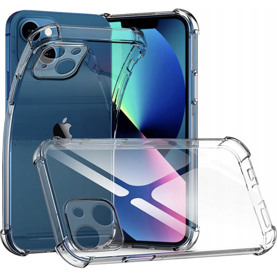 Techsuit - Shockproof Clear Silicone - iPhone 13 - Clear