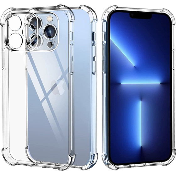 Techsuit - Shockproof Clear Silicone - iPhone 13 Pro - Clear