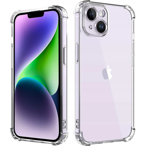 Techsuit - Shockproof Clear Silicone - iPhone 14 Plus - Clear