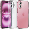 Techsuit - Shockproof Clear Silicone - iPhone 16 - Clear
