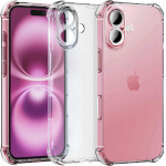 Techsuit - Shockproof Clear Silicone - iPhone 16 - Clear