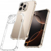 Techsuit - Shockproof Clear Silicone - iPhone 16 Pro Max - Clear