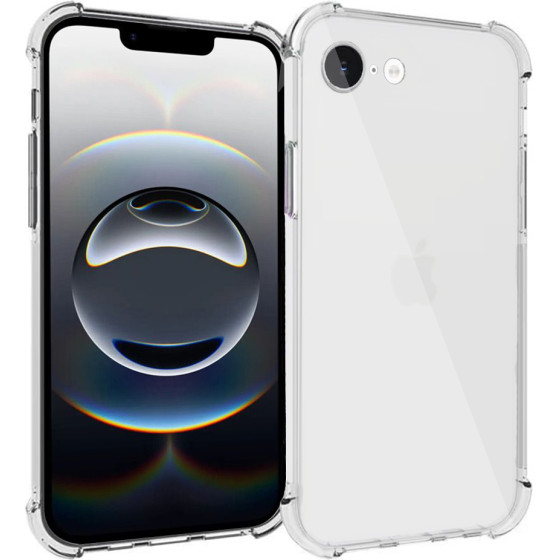Techsuit - Shockproof Clear Silicone - iPhone 16e - Clear