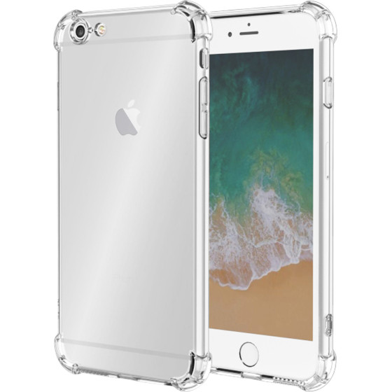 Techsuit - Shockproof Clear Silicone - iPhone 6 Plus / iPhone 6s Plus - Clear