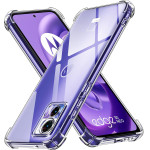 Techsuit - Shockproof Clear Silicone - Motorola Edge 30 Neo - Clear