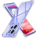 Techsuit - Shockproof Clear Silicone - Motorola Edge 50 Neo / Motorola ThinkPhone 25 - Clear