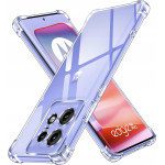 Techsuit - Shockproof Clear Silicone - Motorola Edge 50 Pro - Clear
