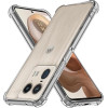 Techsuit - Shockproof Clear Silicone - Motorola Edge 50 Ultra - Clear