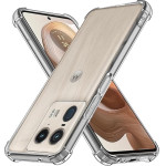 Techsuit - Shockproof Clear Silicone - Motorola Edge 50 Ultra - Clear