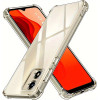 Techsuit - Shockproof Clear Silicone - Motorola Moto E13 - Clear
