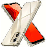 Techsuit - Shockproof Clear Silicone - Motorola Moto E13 - Clear
