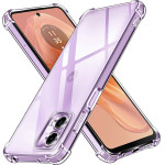 Techsuit - Shockproof Clear Silicone - Motorola Moto G24 Power - Clear